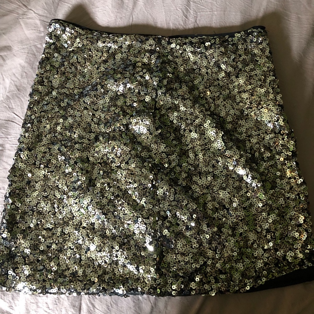 GB sequin mini skirt